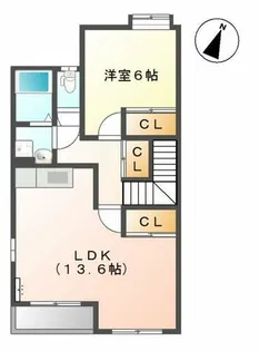 サンヒルズ【2階】の間取り