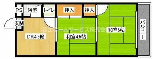 住吉清川マンション【207号室】の間取り