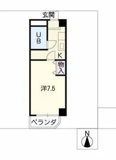 ボヌールタナン【2階】の間取り