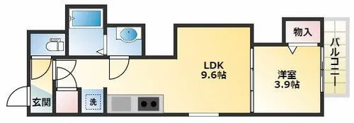 F asecia Doras【3階】の間取り
