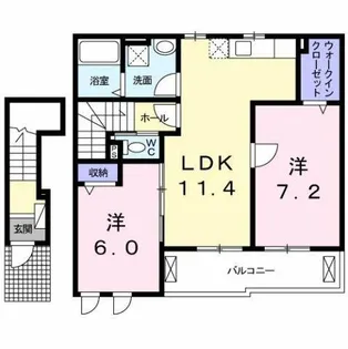 リヴィエール【2階】の間取り