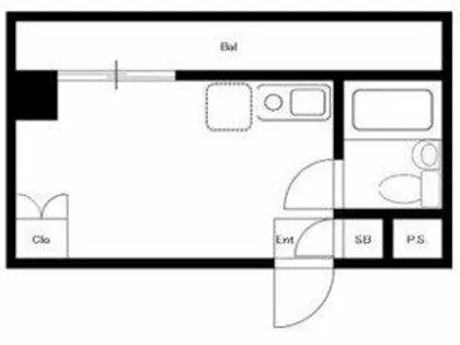 サニーパレス神陵台【413号室】の間取り