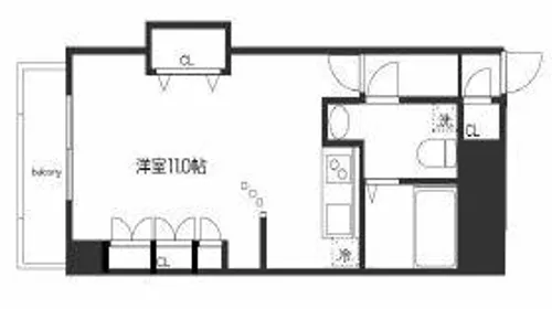 メゾンリエール【6階】の間取り