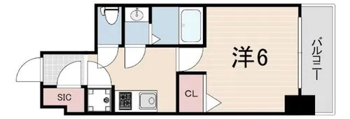 アドバンス神戸セラフィム【4階】の間取り