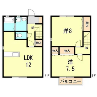 クレールカーサ【1階】の間取り