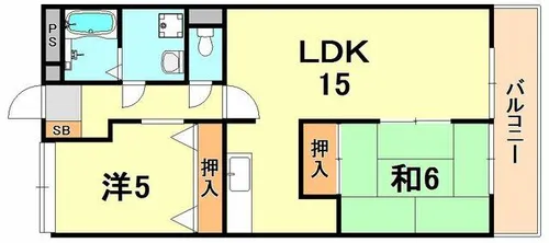 ベル野田【2階】の間取り