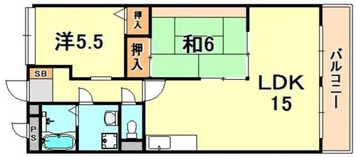 ベル野田【3階】の間取り