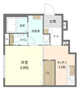 シャーメゾン トップフィールド【1階】の間取り