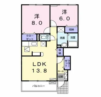 ラフィネMS A【1階】の間取り