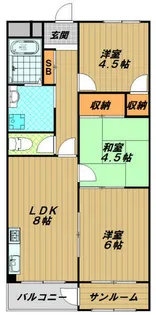 兵庫県明石市西明石北町3丁目【マンション】の間取り