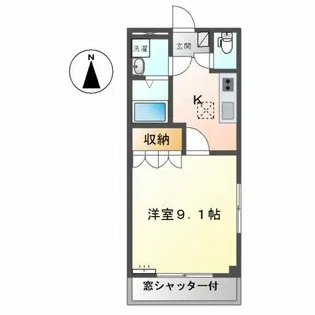 アイリス【1階】の間取り