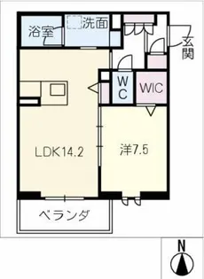 プレミアス ブラン【3階】の間取り