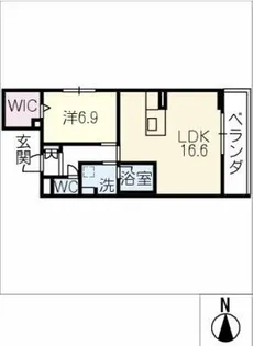 プレミアス ブラン【3階】の間取り