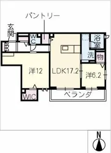 プレミアス ブラン【2階】の間取り