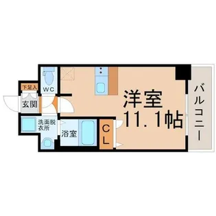 プレサンス THE MOTOYAMA【11階】の間取り