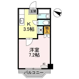 レディース金剛【2階】の間取り