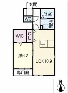 ラフィネ A【1階】の間取り