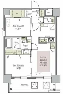アーバネックス梅田中崎町Ⅱ【5階】の間取り