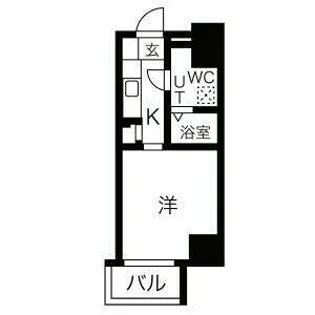U-ro昭和南通【9階】の間取り