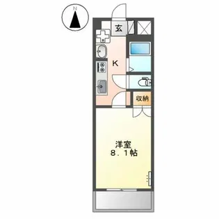フレグランス富士【2階】の間取り