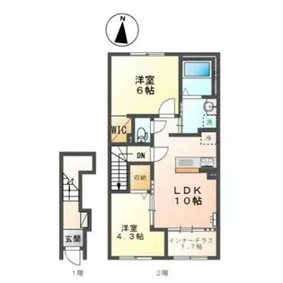 Arietta Haradani【2階】の間取り