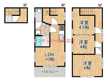 福井ビル【3階】の間取り