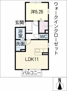 プレジオB棟【2階】の間取り