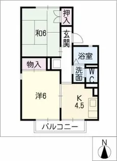 エミールITO【1階】の間取り