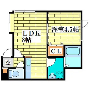 ツインコートアクア【3階】の間取り