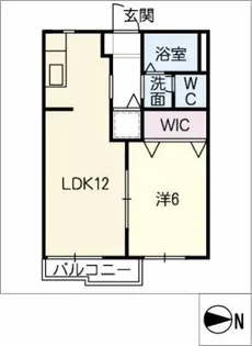 コーポキャッスル【2階】の間取り