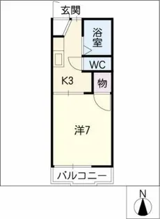 フォーブルみゆき【1階】の間取り