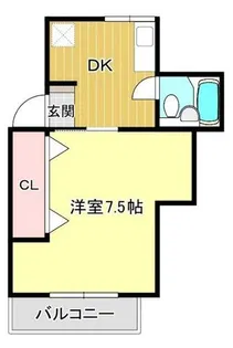 ウイズ高屋【1階】の間取り