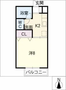 パインヒル【2階】の間取り