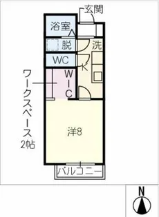 ビオロマーネ【1階】の間取り