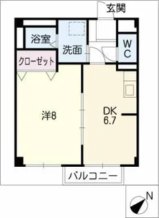 ネムス【2階】の間取り