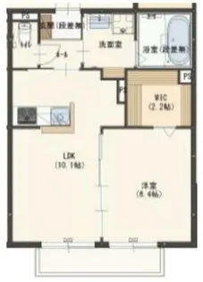 オークヴィラⅡ【2階】の間取り