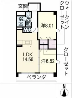 プレアデス【3階】の間取り