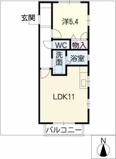 セレーノS【1階】の間取り