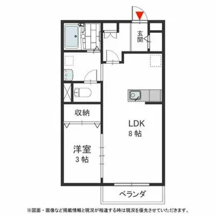 サンビレッヂさくら C【203号室】の間取り