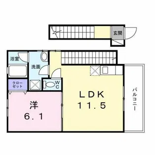 Ami【2階】の間取り