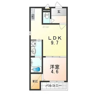 大阪府松原市天美東8丁目【アパート】の間取り