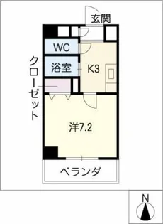 シイノマンション【2階】の間取り
