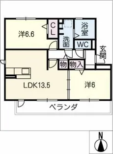 Riche【1階】の間取り