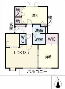 ラフィーネ【2階】の間取り