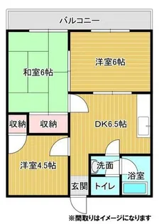 白土コーポ【101号室】の間取り