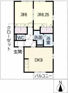 パークヒル【1階】の間取り
