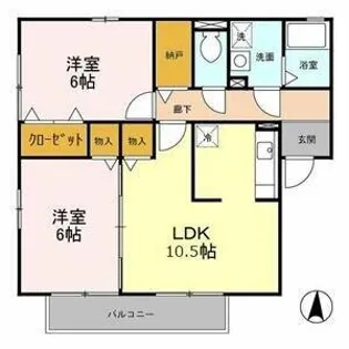 ウィンド・ミル【1階】の間取り