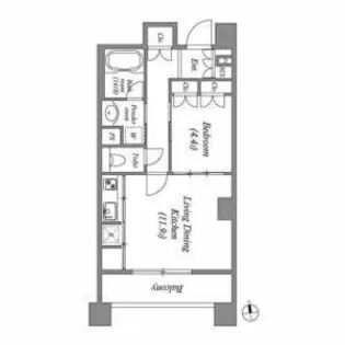 LASANTE東桜【3階】の間取り