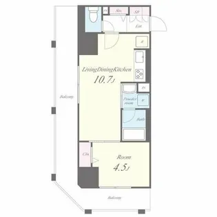 セイワパレス丸の内駅前【8階】の間取り