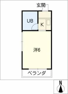 ノーブル千種【4階】の間取り
